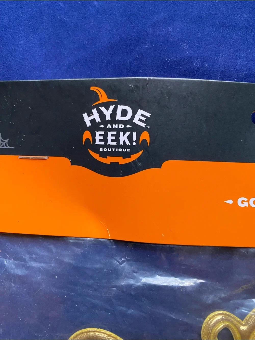 New Halloween Hyde & Eek! Kids Gold Crown One Size